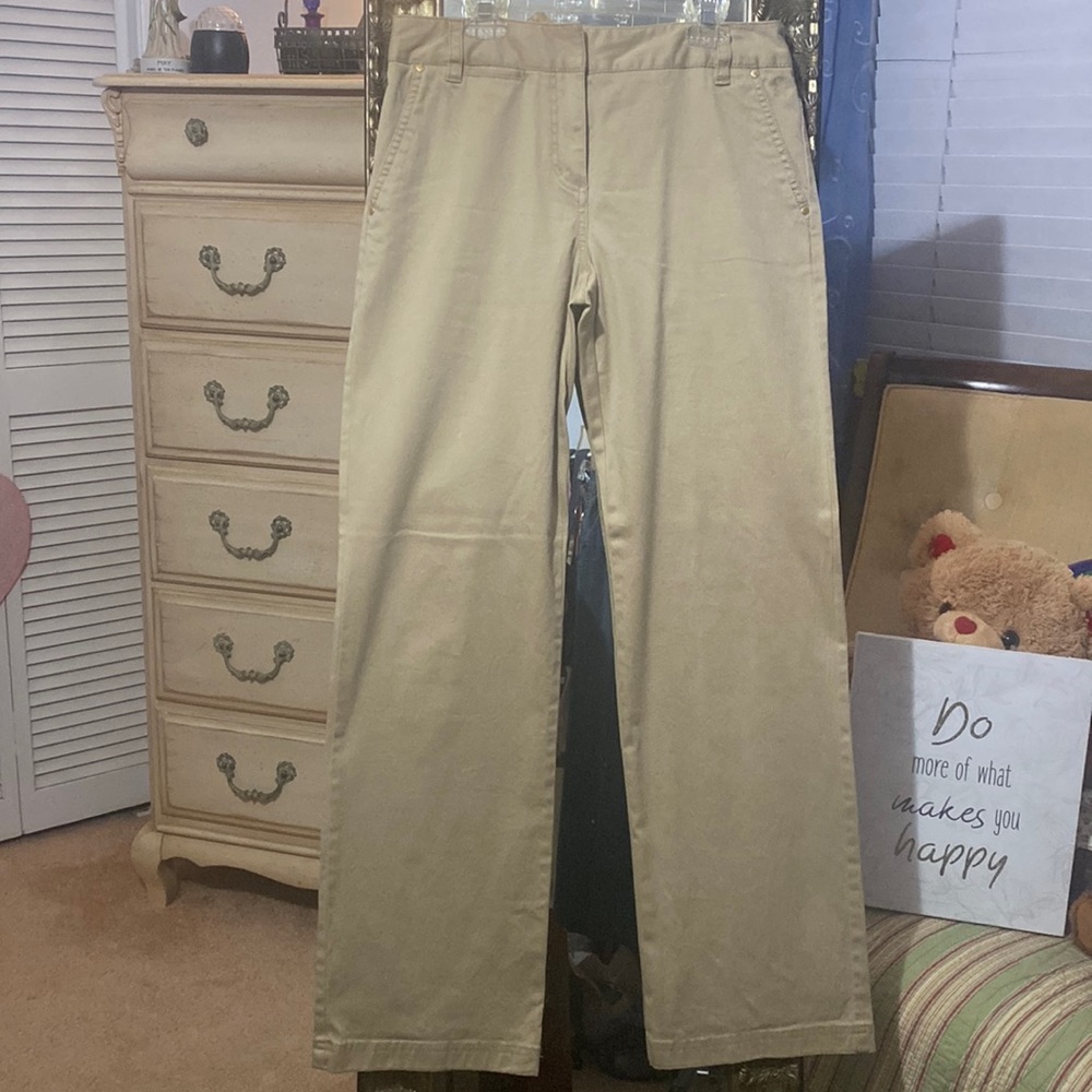 Anne Klein sport khaki pants size 2